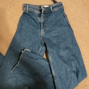 Zara Blue Marine straight Jeans